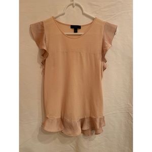 JCrew Ruffle Sleeve Blouse